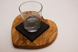 Polished Shungite Coaster for Glass