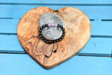 Shungite with Rose Quartz Feature Bracelet