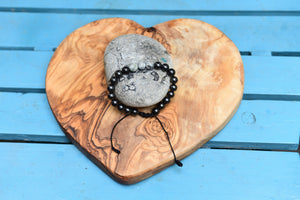 Shungite with Jasper Feature Bracelet