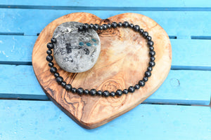 Shungite Small-Medium Bead Alternative Necklace