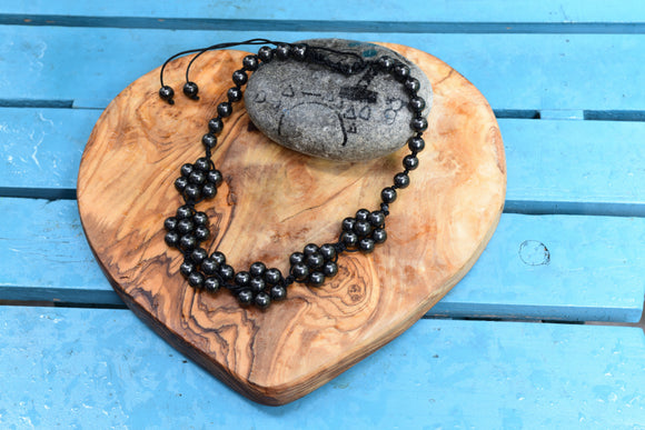 Full Shungite 6 Flowers Necklace